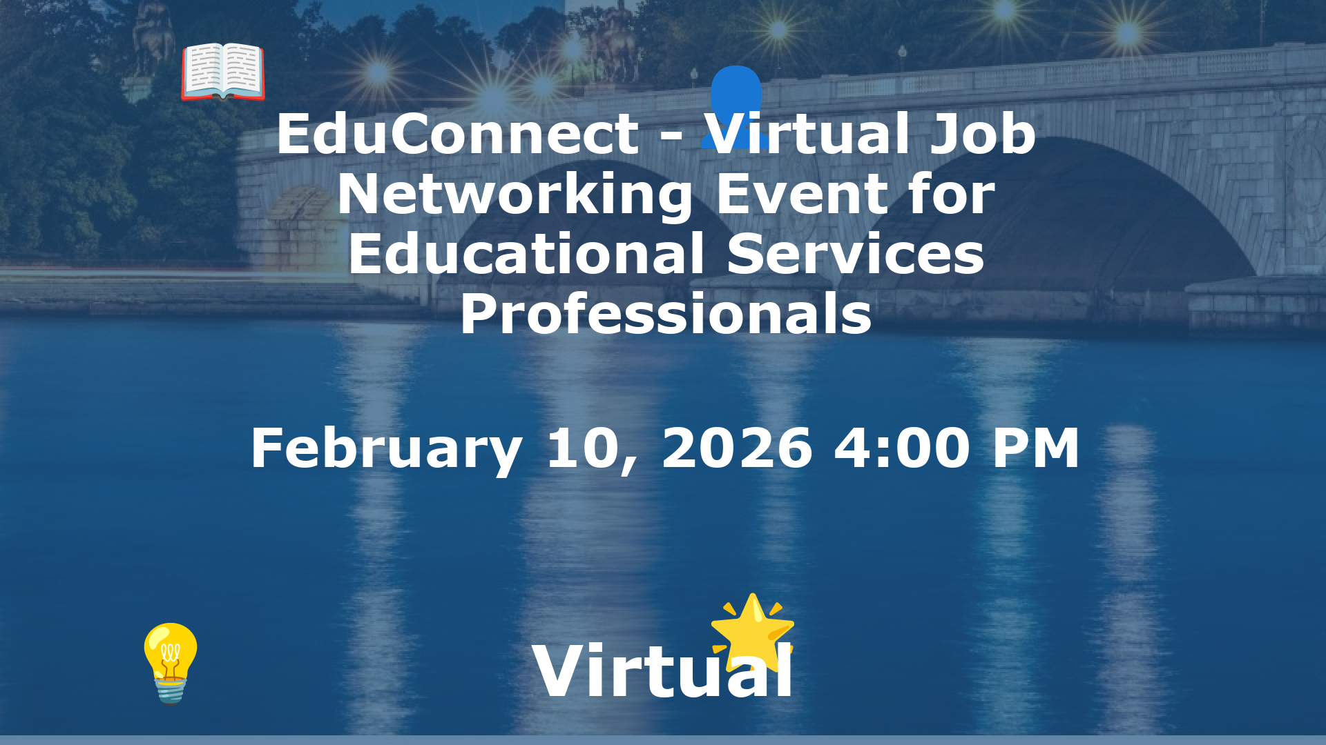 EduConnect - Virtual Job  Networking Event for Educational Services Professionals event image